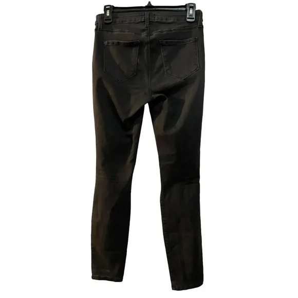 L'Agence Women's Margot High Rise Graphite Destruction Jeans - Picture 5 of 7